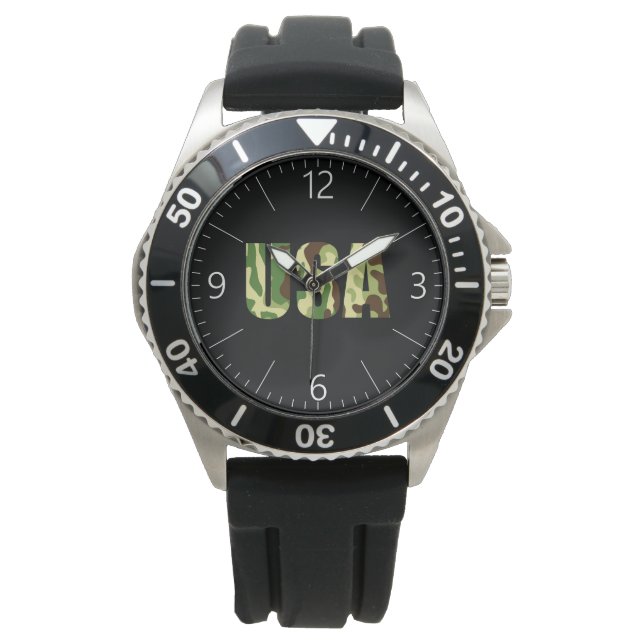Khaki-Tarnschild Armbanduhr (Vorderseite)