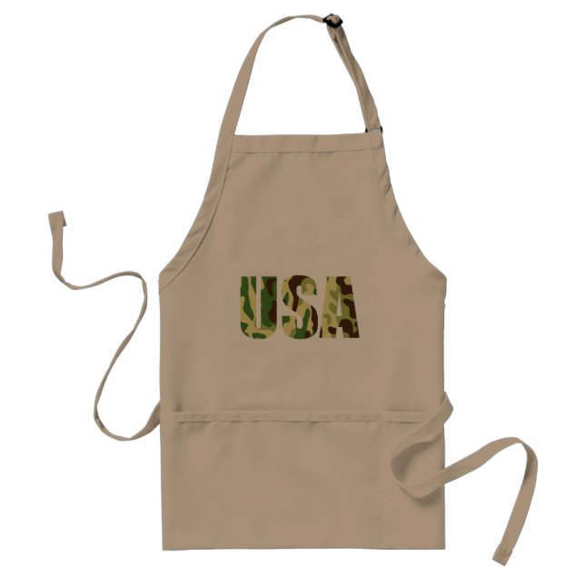 Khaki-Tarnschild Schürze (Vorne)