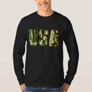 Khaki-Tarnschild T-Shirt