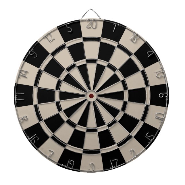 Khaki und Schwarz Dartscheibe (vorne)