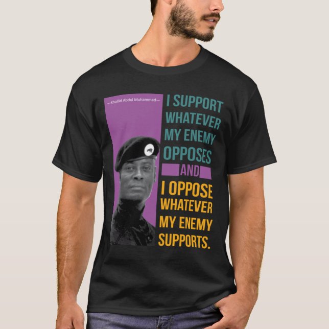 Khalid Abdul Muhammad quote1 T-Shirt (Vorderseite)