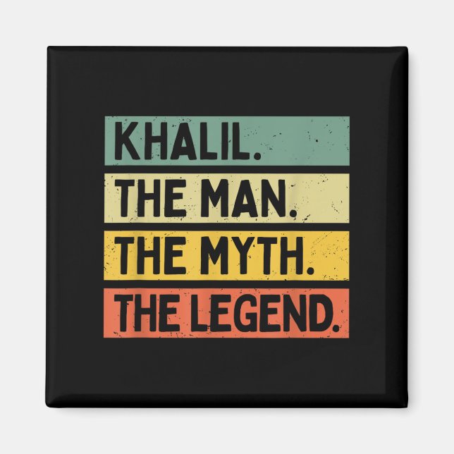 Khalil der Mann der Mythos der Legende lustige per Magnet (Vorne)