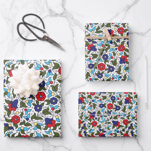 Khalil Hebron Naher Osten Keramik Inspiriert Geschenkpapier Set (Vorderseite)