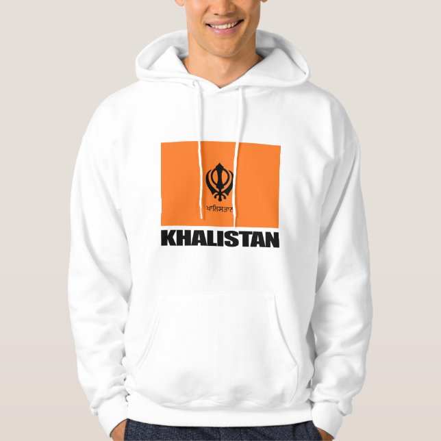 Khalistan Flag Apparel Hoodie (Vorderseite)
