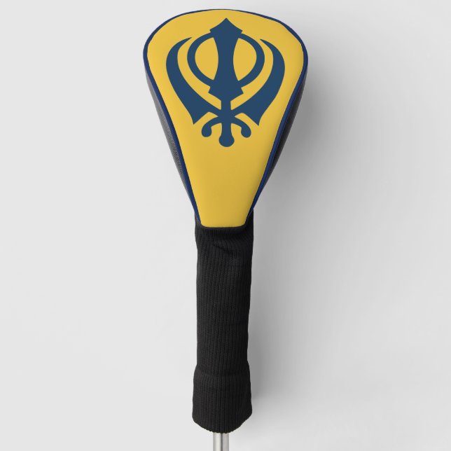 Khalistan-Flagge (vorgeschlagen) Golf Headcover (Vorderseite)