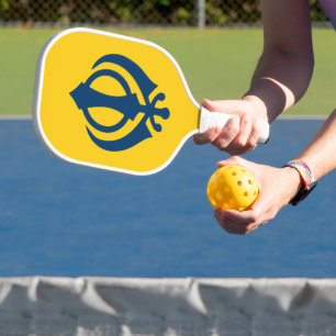 Khalistan-Flagge (vorgeschlagen) Pickleball Schläger