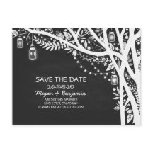 Khalkboard Mason Gläser Saitenleuchten Save the Da