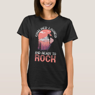 Khalkiert verschlossen und bereit zum Klettern Bou T-Shirt