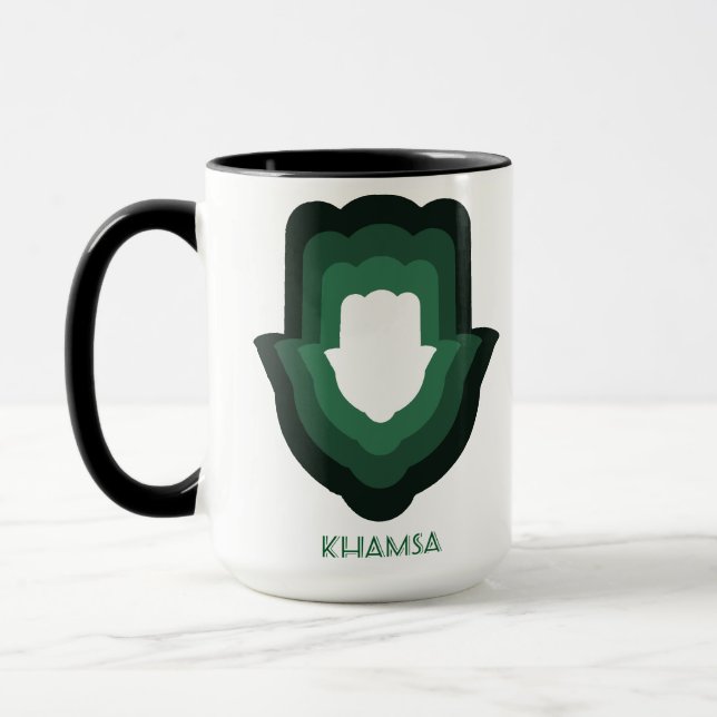 Khamsa Green Tasse (Links)