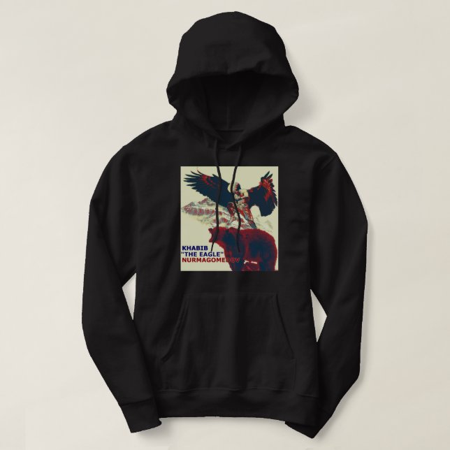 Khamzat Chimaev   &amp;quot;THE WOLF&amp;quot; Cla Hoodie (Design vorne)