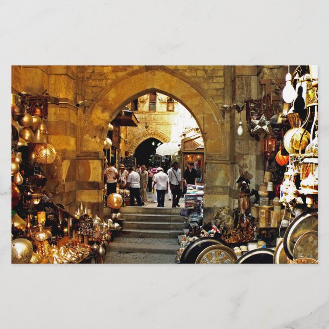 Khan al-khalili-Markt Briefpapier (Vorderseite)