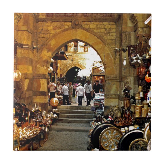 Khan al-khalili-Markt Fliese (Vorderseite)