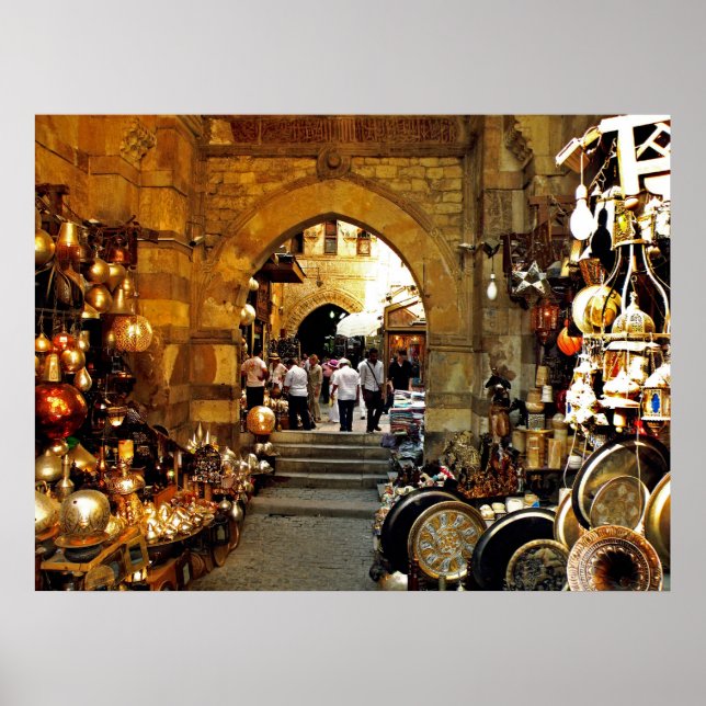 Khan al-khalili-Markt Poster (Vorne)