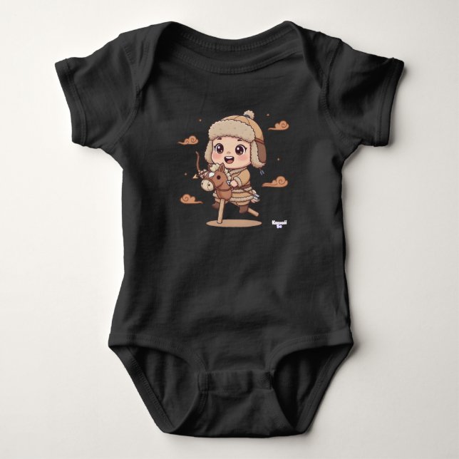 Khan Mongol Kawaii Be Baby Strampler (Vorderseite)