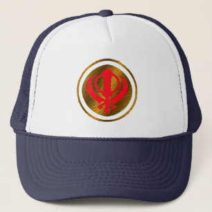 Khanda Rechteck-Hutdesign Truckerkappe
