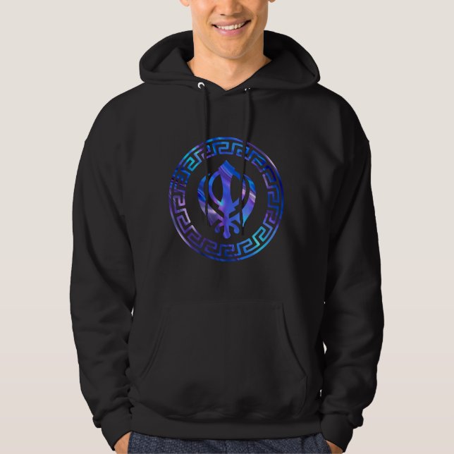Khanda, Sikh, Sikhismus-Symbol, Sikh Khanda Hoodie (Vorderseite)