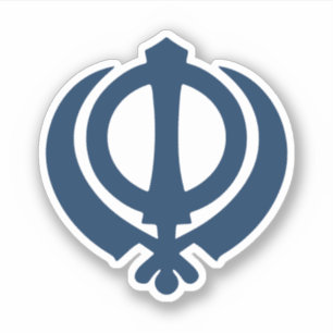 Khanda-Symbol (Sikh) Aufkleber