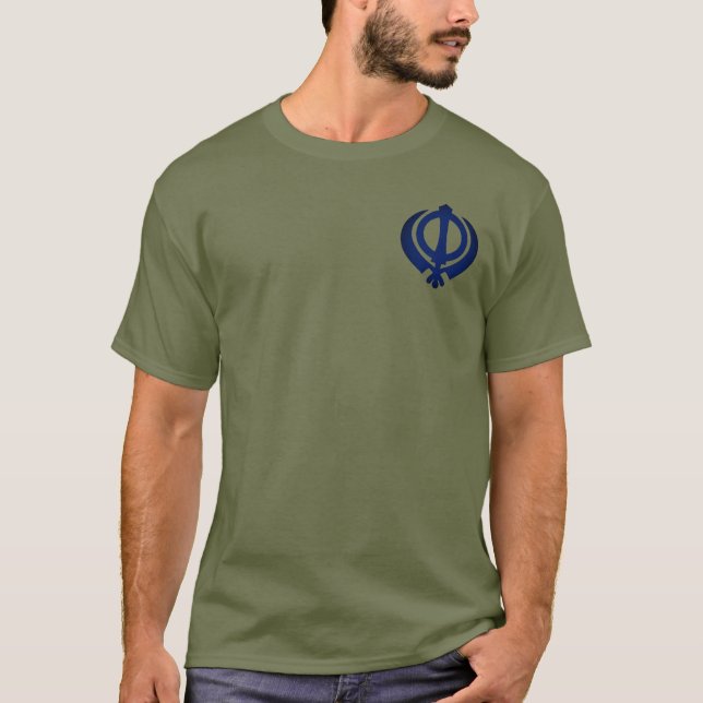 Khanda-Symbol (Sikh) T-Shirt (Vorderseite)