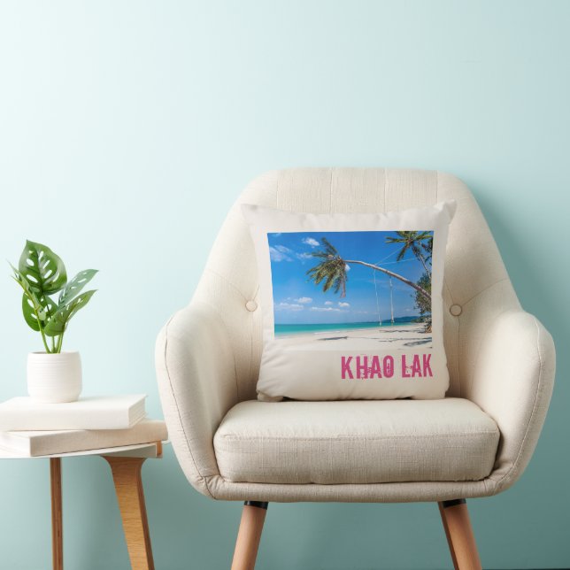 Khao Lak Phang-Nga Thailand Beach Panorama Holiday Kissen (Stuhl )