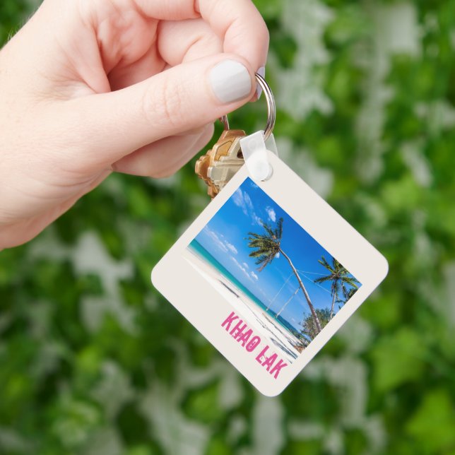 Khao Lak Phang-Nga Thailand Beach Panorama Holiday Schlüsselanhänger (Hand)