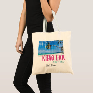 Khao Lak Phang-Nga Thailand Vintag Beach Souvenir Tragetasche