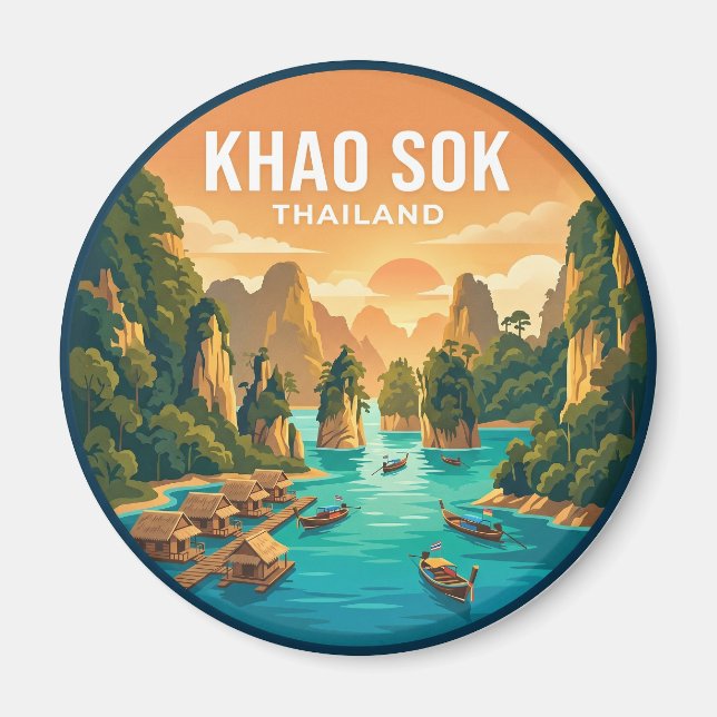 Khao Sok Nationalpark Thailand Magnet (Vorne)