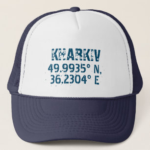 Kharkiv Ukraine Latitude & Longitude beunruhigt Truckerkappe