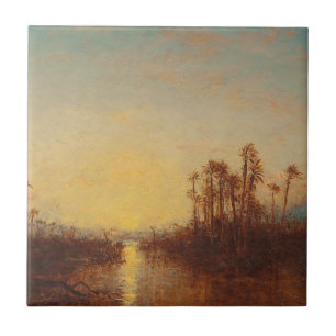 Khartoum, Coucher De Soleil - Félix Ziem Fliese