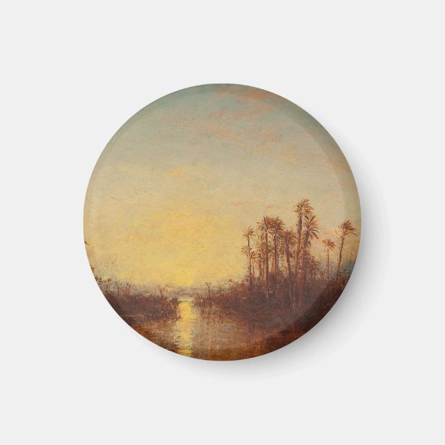 Khartoum, Coucher De Soleil - Félix Ziem Magnet (Vorne)