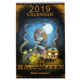 Khat Comicen 13 Tage von Halloween-Kalender Kalender