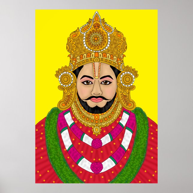 Khatoo Shyam Ji Schreibwaren Poster (Vorne)