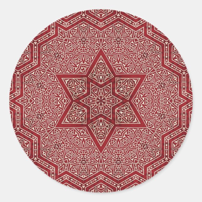 Khayameya Runder Aufkleber (Vorderseite)