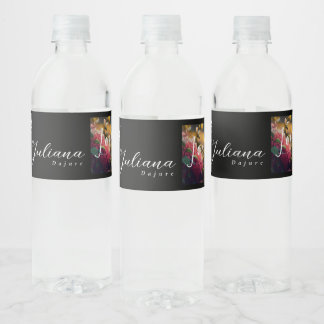 Khem Collection Wasserflaschen-Etikett-Set | Benut Wasserflaschenetikett