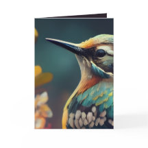 Khem Hummingbird Hochzeits-Einladung | 5×7 Floral