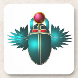 Kherpi Gott der aufsteigenden Sonne, Scharfkäfer. Getränkeuntersetzer