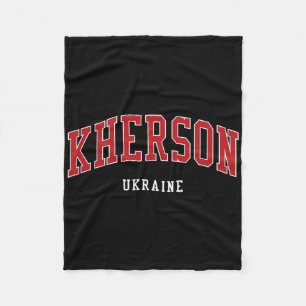 Kherson Ukraine Hochschule Universitätsstil Fleecedecke
