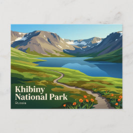 Khibiny-Nationalpark Russland Postkarte