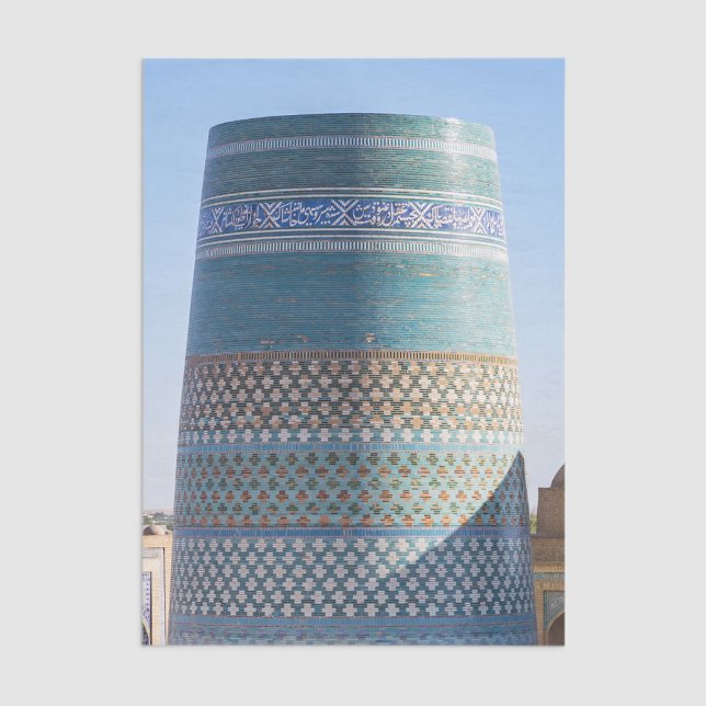 Khiva, Uzbekistan, Asia - Unfinished Kalta Minor Seidenpapier (Von Creator hochgeladen)