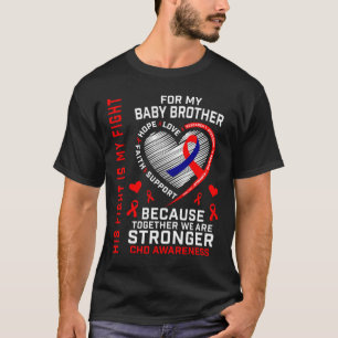 KHK-Bewusstseins-Baby-Bruder-Krieger-Herzkrankheit T-Shirt