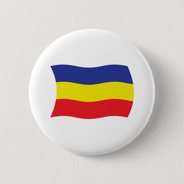Khmer Kampuchea Krom Flag Button (Vorderseite)