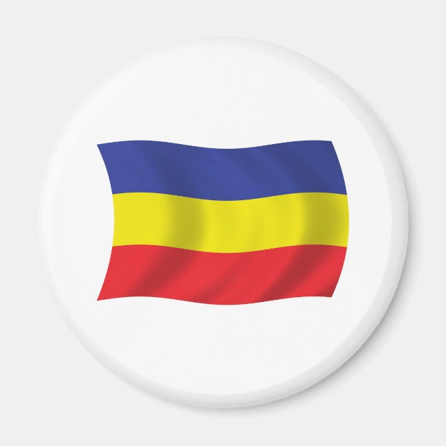 Khmer Kampuchea Krom Flag Magnet (Vorne)