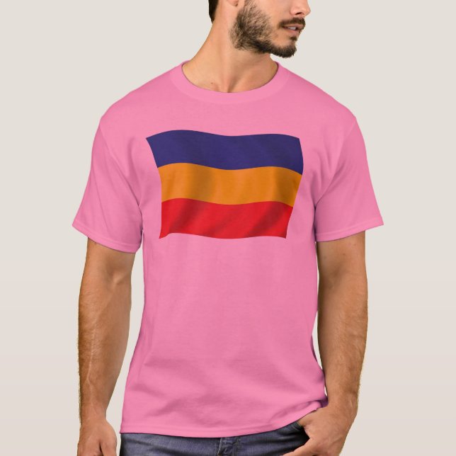 Khmer Kampuchea Krom Flag Shirt (Vorderseite)