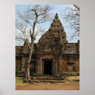 Khmer-Königsschloss ... Buriram, Isaan, Thailand Poster