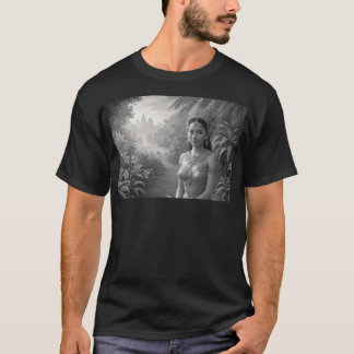 Khmer Prinzessin auf dem Weg nach Angkor Wat T-Shirt