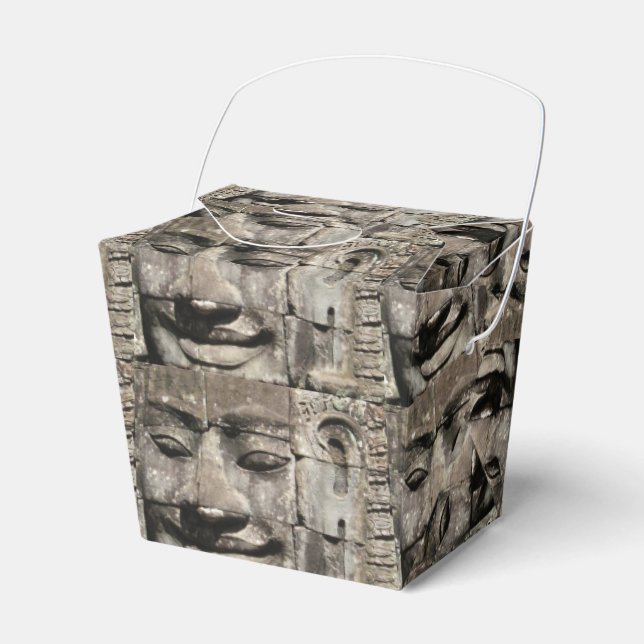 Khmer Stone Gesicht ... Bayon Temple, Kambodscha Geschenkschachtel (Vorderseite)