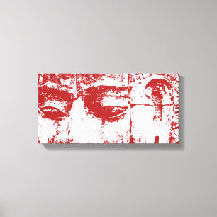 Khmer Stone Gesicht ... Bayon Temple, Kambodscha Leinwanddruck