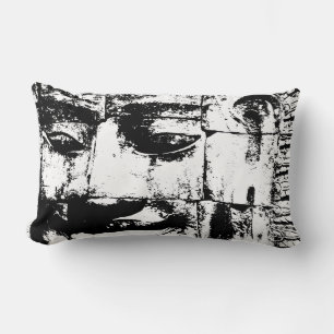 Khmer Stone Gesicht ... Bayon Temple, Kambodscha Lendenkissen