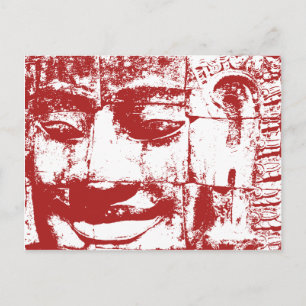 Khmer Stone Gesicht ... Bayon Temple, Kambodscha Postkarte