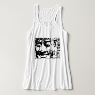 Khmer Stone Gesicht ... Bayon Temple, Kambodscha Tank Top
