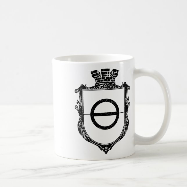 Khmut Ukraine Waffen Flagge Oblast Donezk  Kaffeetasse (Rechts)